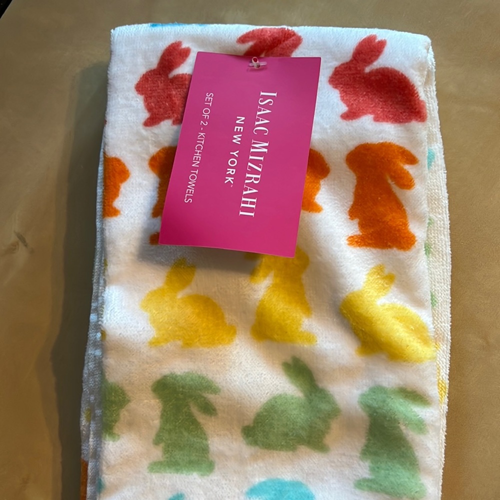 Isaac Mizrahi New York set of 2 kitchen towels